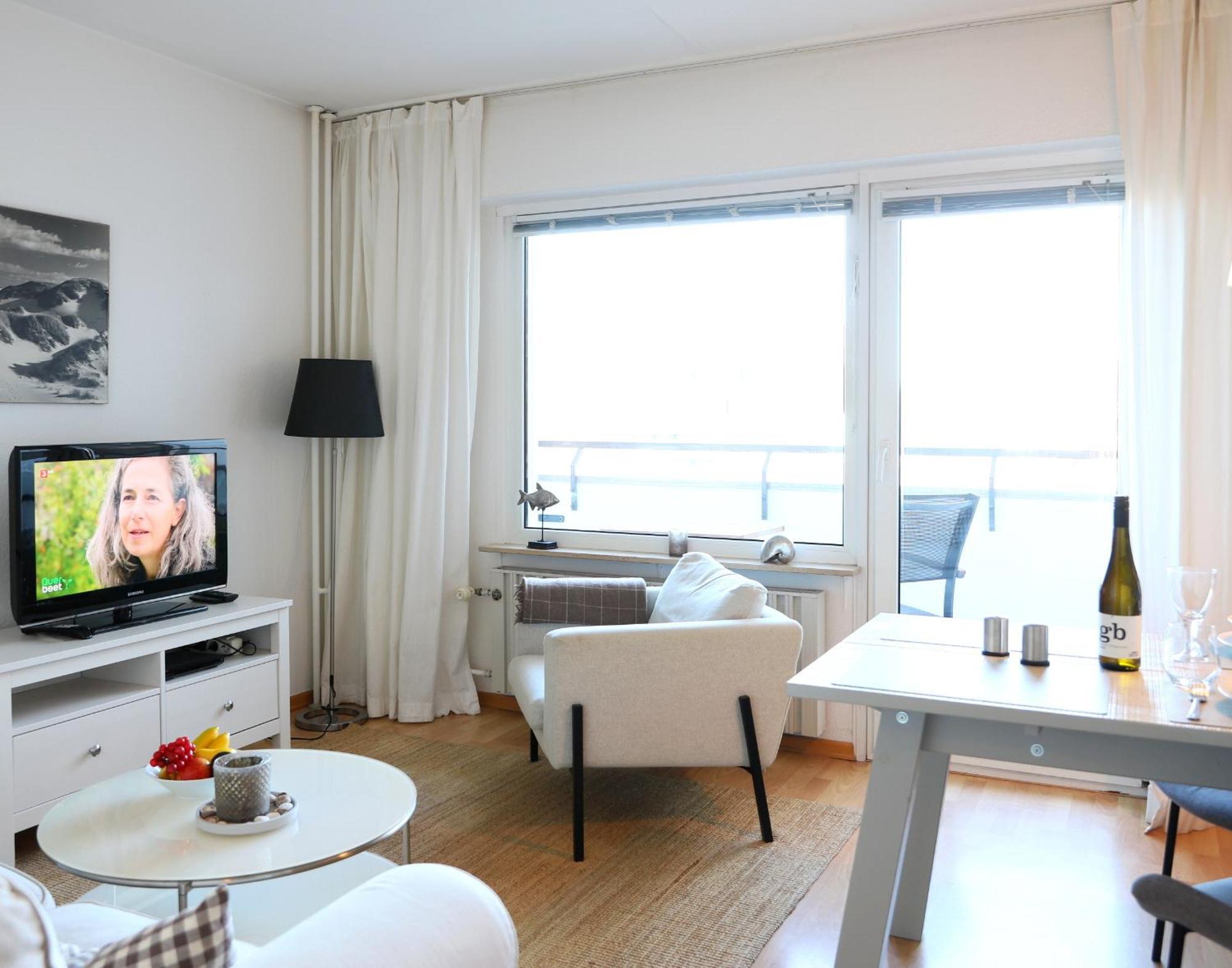 Modernes 2-Zimmer-Appartement Mit Balkon. Westerland Bagian luar foto